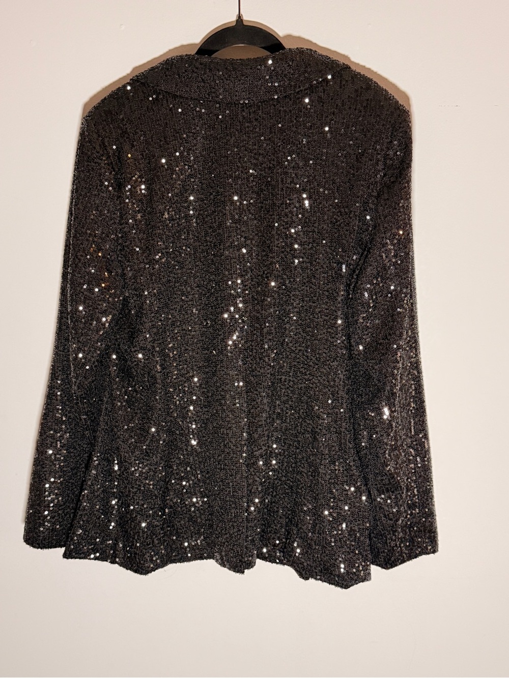 Nine West Black Sequined Blazer Jacket - Picture 4 of 6